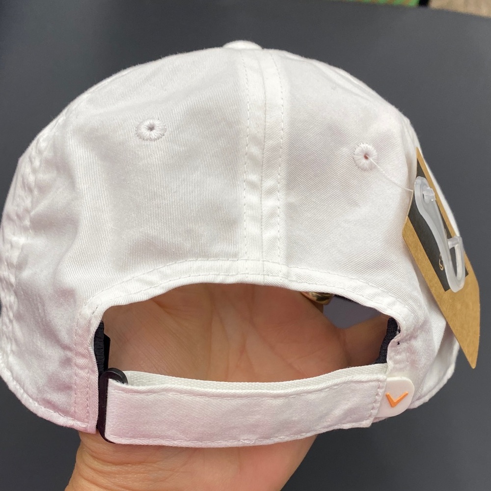 Callaway women’s Cap with Orange/Peach Logo - Picture 3 of 6